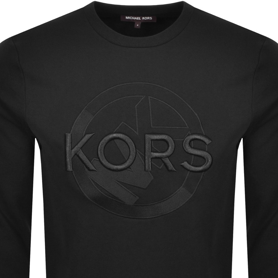 Alternative Image for ProductMichael Kors Logo Crew Neck Sweatshirt Black2